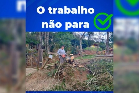Prefeitura intensifica ações nos bairros mais afastados com serviços de poda de árvores no Engenho d’Água