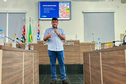 Prefeito de Cruzeiro apresenta metas