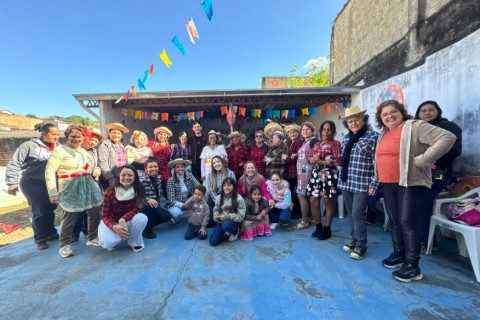 CRAS Oeste realiza Arraiá para as famílias